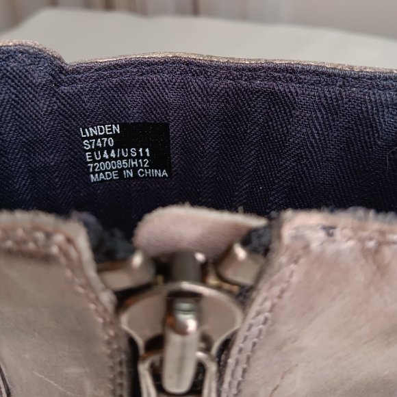 Calvin Klein men's  * GRAY *boots size 44/ US 11 - Picture 10 of 16